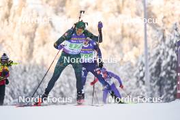 11.01.2024, Ruhpolding, Germany (GER): Maksim Fomin (LTU) - IBU World Cup Biathlon, relay men, Ruhpolding (GER). www.nordicfocus.com. © Thibaut/NordicFocus. Every downloaded picture is fee-liable.