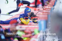 11.01.2024, Ruhpolding, Germany (GER): Jesper Nelin (SWE) - IBU World Cup Biathlon, relay men, Ruhpolding (GER). www.nordicfocus.com. © Thibaut/NordicFocus. Every downloaded picture is fee-liable.
