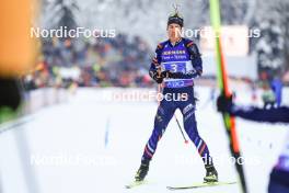 11.01.2024, Ruhpolding, Germany (GER): Quentin Fillon Maillet (FRA) - IBU World Cup Biathlon, relay men, Ruhpolding (GER). www.nordicfocus.com. © Manzoni/NordicFocus. Every downloaded picture is fee-liable.