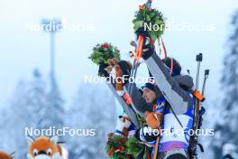 11.01.2024, Ruhpolding, Germany (GER): Didier Bionaz (ITA) - IBU World Cup Biathlon, relay men, Ruhpolding (GER). www.nordicfocus.com. © Manzoni/NordicFocus. Every downloaded picture is fee-liable.