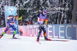11.01.2024, Ruhpolding, Germany (GER): Justus Strelow (GER) - IBU World Cup Biathlon, relay men, Ruhpolding (GER). www.nordicfocus.com. © Thibaut/NordicFocus. Every downloaded picture is fee-liable.