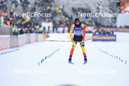 11.01.2024, Ruhpolding, Germany (GER): Cesar Beauvais (BEL) - IBU World Cup Biathlon, relay men, Ruhpolding (GER). www.nordicfocus.com. © Manzoni/NordicFocus. Every downloaded picture is fee-liable.