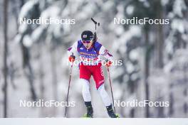 11.01.2024, Ruhpolding, Germany (GER): Dujin Choi (KOR) - IBU World Cup Biathlon, relay men, Ruhpolding (GER). www.nordicfocus.com. © Thibaut/NordicFocus. Every downloaded picture is fee-liable.