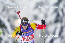 11.01.2024, Ruhpolding, Germany (GER): Florent Claude (BEL) - IBU World Cup Biathlon, relay men, Ruhpolding (GER). www.nordicfocus.com. © Thibaut/NordicFocus. Every downloaded picture is fee-liable.