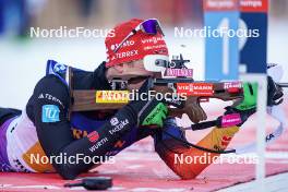 11.01.2024, Ruhpolding, Germany (GER): Benedikt Doll (GER) - IBU World Cup Biathlon, relay men, Ruhpolding (GER). www.nordicfocus.com. © Thibaut/NordicFocus. Every downloaded picture is fee-liable.