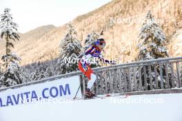 11.01.2024, Ruhpolding, Germany (GER): Timofei Lapshin (KOR) - IBU World Cup Biathlon, relay men, Ruhpolding (GER). www.nordicfocus.com. © Manzoni/NordicFocus. Every downloaded picture is fee-liable.