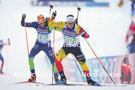 11.01.2024, Ruhpolding, Germany (GER): Thierry Langer (BEL) - IBU World Cup Biathlon, relay men, Ruhpolding (GER). www.nordicfocus.com. © Thibaut/NordicFocus. Every downloaded picture is fee-liable.