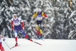 11.01.2024, Ruhpolding, Germany (GER): Marek Mackels (BEL) - IBU World Cup Biathlon, relay men, Ruhpolding (GER). www.nordicfocus.com. © Thibaut/NordicFocus. Every downloaded picture is fee-liable.