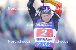 11.01.2024, Ruhpolding, Germany (GER): Justus Strelow (GER) - IBU World Cup Biathlon, relay men, Ruhpolding (GER). www.nordicfocus.com. © Thibaut/NordicFocus. Every downloaded picture is fee-liable.