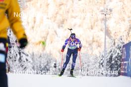 11.01.2024, Ruhpolding, Germany (GER): Jake Brown (USA) - IBU World Cup Biathlon, relay men, Ruhpolding (GER). www.nordicfocus.com. © Thibaut/NordicFocus. Every downloaded picture is fee-liable.