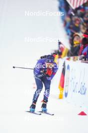 11.01.2024, Ruhpolding, Germany (GER): Jake Brown (USA) - IBU World Cup Biathlon, relay men, Ruhpolding (GER). www.nordicfocus.com. © Thibaut/NordicFocus. Every downloaded picture is fee-liable.