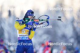 11.01.2024, Ruhpolding, Germany (GER): Martin Ponsiluoma (SWE) - IBU World Cup Biathlon, relay men, Ruhpolding (GER). www.nordicfocus.com. © Thibaut/NordicFocus. Every downloaded picture is fee-liable.