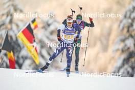 11.01.2024, Ruhpolding, Germany (GER): Heikki Laitinen (FIN) - IBU World Cup Biathlon, relay men, Ruhpolding (GER). www.nordicfocus.com. © Thibaut/NordicFocus. Every downloaded picture is fee-liable.
