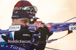 11.01.2024, Ruhpolding, Germany (GER): Vetle Sjaastad Christiansen (NOR) - IBU World Cup Biathlon, relay men, Ruhpolding (GER). www.nordicfocus.com. © Thibaut/NordicFocus. Every downloaded picture is fee-liable.