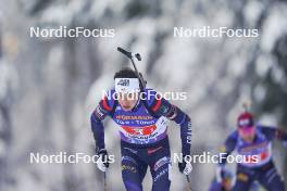 11.01.2024, Ruhpolding, Germany (GER): Eric Perrot (FRA) - IBU World Cup Biathlon, relay men, Ruhpolding (GER). www.nordicfocus.com. © Thibaut/NordicFocus. Every downloaded picture is fee-liable.