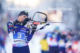 11.01.2024, Ruhpolding, Germany (GER): Quentin Fillon Maillet (FRA) - IBU World Cup Biathlon, relay men, Ruhpolding (GER). www.nordicfocus.com. © Thibaut/NordicFocus. Every downloaded picture is fee-liable.