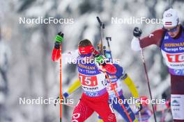 11.01.2024, Ruhpolding, Germany (GER): Konrad Badacz (POL) - IBU World Cup Biathlon, relay men, Ruhpolding (GER). www.nordicfocus.com. © Thibaut/NordicFocus. Every downloaded picture is fee-liable.