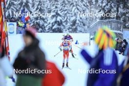 11.01.2024, Ruhpolding, Germany (GER): Trevor Kiers (CAN) - IBU World Cup Biathlon, relay men, Ruhpolding (GER). www.nordicfocus.com. © Manzoni/NordicFocus. Every downloaded picture is fee-liable.