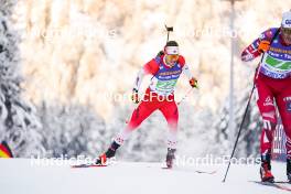 11.01.2024, Ruhpolding, Germany (GER): Trevor Kiers (CAN) - IBU World Cup Biathlon, relay men, Ruhpolding (GER). www.nordicfocus.com. © Thibaut/NordicFocus. Every downloaded picture is fee-liable.