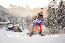 11.01.2024, Ruhpolding, Germany (GER): Andrei Usov (MDA) - IBU World Cup Biathlon, relay men, Ruhpolding (GER). www.nordicfocus.com. © Thibaut/NordicFocus. Every downloaded picture is fee-liable.