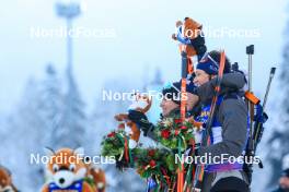 11.01.2024, Ruhpolding, Germany (GER): Tommaso Giacomel (ITA) - IBU World Cup Biathlon, relay men, Ruhpolding (GER). www.nordicfocus.com. © Manzoni/NordicFocus. Every downloaded picture is fee-liable.