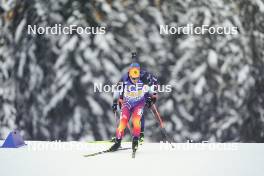 11.01.2024, Ruhpolding, Germany (GER): Pavel Magazeev (MDA) - IBU World Cup Biathlon, relay men, Ruhpolding (GER). www.nordicfocus.com. © Thibaut/NordicFocus. Every downloaded picture is fee-liable.