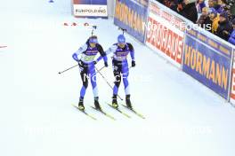 11.01.2024, Ruhpolding, Germany (GER): Kristo Siimer (EST), Rene Zahkna (EST), (l-r) - IBU World Cup Biathlon, relay men, Ruhpolding (GER). www.nordicfocus.com. © Manzoni/NordicFocus. Every downloaded picture is fee-liable.