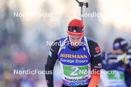 11.01.2024, Ruhpolding, Germany (GER): Johannes Kuehn (GER) - IBU World Cup Biathlon, relay men, Ruhpolding (GER). www.nordicfocus.com. © Thibaut/NordicFocus. Every downloaded picture is fee-liable.