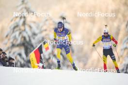 11.01.2024, Ruhpolding, Germany (GER): Martin Ponsiluoma (SWE) - IBU World Cup Biathlon, relay men, Ruhpolding (GER). www.nordicfocus.com. © Thibaut/NordicFocus. Every downloaded picture is fee-liable.