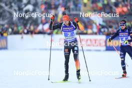 11.01.2024, Ruhpolding, Germany (GER): Philipp Nawrath (GER) - IBU World Cup Biathlon, relay men, Ruhpolding (GER). www.nordicfocus.com. © Manzoni/NordicFocus. Every downloaded picture is fee-liable.