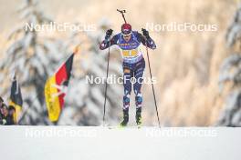 11.01.2024, Ruhpolding, Germany (GER): Tarjei Boe (NOR) - IBU World Cup Biathlon, relay men, Ruhpolding (GER). www.nordicfocus.com. © Thibaut/NordicFocus. Every downloaded picture is fee-liable.