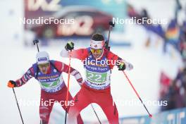 11.01.2024, Ruhpolding, Germany (GER): Christian Gow (CAN) - IBU World Cup Biathlon, relay men, Ruhpolding (GER). www.nordicfocus.com. © Thibaut/NordicFocus. Every downloaded picture is fee-liable.