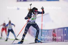 10.01.2024, Ruhpolding, Germany (GER): Lisa Vittozzi (ITA) - IBU World Cup Biathlon, relay women, Ruhpolding (GER). www.nordicfocus.com. © Thibaut/NordicFocus. Every downloaded picture is fee-liable.