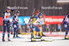 10.01.2024, Ruhpolding, Germany (GER): Marit Ishol Skogan (NOR), Anna Magnusson (SWE), (l-r) - IBU World Cup Biathlon, relay women, Ruhpolding (GER). www.nordicfocus.com. © Thibaut/NordicFocus. Every downloaded picture is fee-liable.