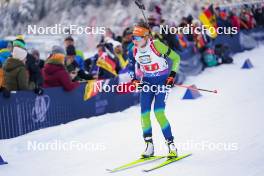 10.01.2024, Ruhpolding, Germany (GER): Lena Repinc (SLO) - IBU World Cup Biathlon, relay women, Ruhpolding (GER). www.nordicfocus.com. © Thibaut/NordicFocus. Every downloaded picture is fee-liable.