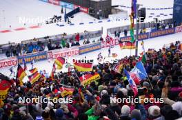 10.01.2024, Ruhpolding, Germany (GER): Event Feature: start compenition- IBU World Cup Biathlon, relay women, Ruhpolding (GER). www.nordicfocus.com. © Thibaut/NordicFocus. Every downloaded picture is fee-liable.