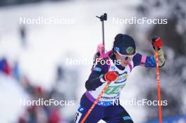 10.01.2024, Ruhpolding, Germany (GER): Polina Yegorova (KAZ) - IBU World Cup Biathlon, relay women, Ruhpolding (GER). www.nordicfocus.com. © Thibaut/NordicFocus. Every downloaded picture is fee-liable.