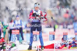 10.01.2024, Ruhpolding, Germany (GER): Dunja Zdouc (AUT) - IBU World Cup Biathlon, relay women, Ruhpolding (GER). www.nordicfocus.com. © Thibaut/NordicFocus. Every downloaded picture is fee-liable.