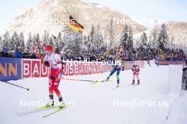 10.01.2024, Ruhpolding, Germany (GER): Natalia Sidorowicz (POL), Lena Repinc (SLO), (l-r) - IBU World Cup Biathlon, relay women, Ruhpolding (GER). www.nordicfocus.com. © Thibaut/NordicFocus. Every downloaded picture is fee-liable.