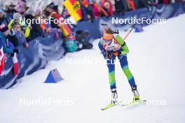 10.01.2024, Ruhpolding, Germany (GER): Lena Repinc (SLO) - IBU World Cup Biathlon, relay women, Ruhpolding (GER). www.nordicfocus.com. © Thibaut/NordicFocus. Every downloaded picture is fee-liable.