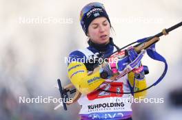 10.01.2024, Ruhpolding, Germany (GER): Anna Magnusson (SWE) - IBU World Cup Biathlon, relay women, Ruhpolding (GER). www.nordicfocus.com. © Thibaut/NordicFocus. Every downloaded picture is fee-liable.