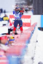 10.01.2024, Ruhpolding, Germany (GER): Chloe Levins (USA) - IBU World Cup Biathlon, relay women, Ruhpolding (GER). www.nordicfocus.com. © Thibaut/NordicFocus. Every downloaded picture is fee-liable.