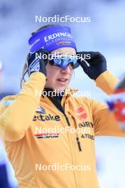 10.01.2024, Ruhpolding, Germany (GER): Franziska Preuss (GER) - IBU World Cup Biathlon, relay women, Ruhpolding (GER). www.nordicfocus.com. © Manzoni/NordicFocus. Every downloaded picture is fee-liable.