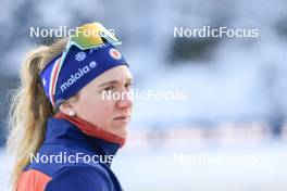 10.01.2024, Ruhpolding, Germany (GER): Chloe Levins (USA) - IBU World Cup Biathlon, relay women, Ruhpolding (GER). www.nordicfocus.com. © Manzoni/NordicFocus. Every downloaded picture is fee-liable.