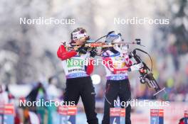 10.01.2024, Ruhpolding, Germany (GER): Lucie Charvatova (CZE) - IBU World Cup Biathlon, relay women, Ruhpolding (GER). www.nordicfocus.com. © Thibaut/NordicFocus. Every downloaded picture is fee-liable.