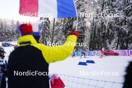 10.01.2024, Ruhpolding, Germany (GER): Lucie Charvatova (CZE), Sophia Schneider (GER), Lena Haecki-Gross (SUI), (l-r) - IBU World Cup Biathlon, relay women, Ruhpolding (GER). www.nordicfocus.com. © Thibaut/NordicFocus. Every downloaded picture is fee-liable.