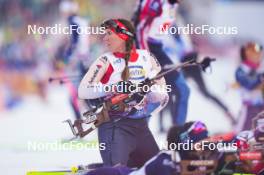 10.01.2024, Ruhpolding, Germany (GER): Lena Haecki-Gross (SUI) - IBU World Cup Biathlon, relay women, Ruhpolding (GER). www.nordicfocus.com. © Thibaut/NordicFocus. Every downloaded picture is fee-liable.