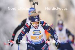 10.01.2024, Ruhpolding, Germany (GER): Sophie Chauveau (FRA) - IBU World Cup Biathlon, relay women, Ruhpolding (GER). www.nordicfocus.com. © Thibaut/NordicFocus. Every downloaded picture is fee-liable.