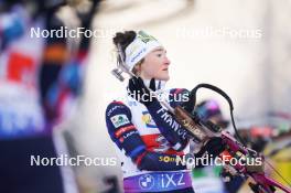 10.01.2024, Ruhpolding, Germany (GER): Lou Jeanmonnot (FRA) - IBU World Cup Biathlon, relay women, Ruhpolding (GER). www.nordicfocus.com. © Thibaut/NordicFocus. Every downloaded picture is fee-liable.