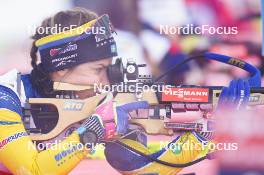 10.01.2024, Ruhpolding, Germany (GER): Anna Magnusson (SWE) - IBU World Cup Biathlon, relay women, Ruhpolding (GER). www.nordicfocus.com. © Thibaut/NordicFocus. Every downloaded picture is fee-liable.